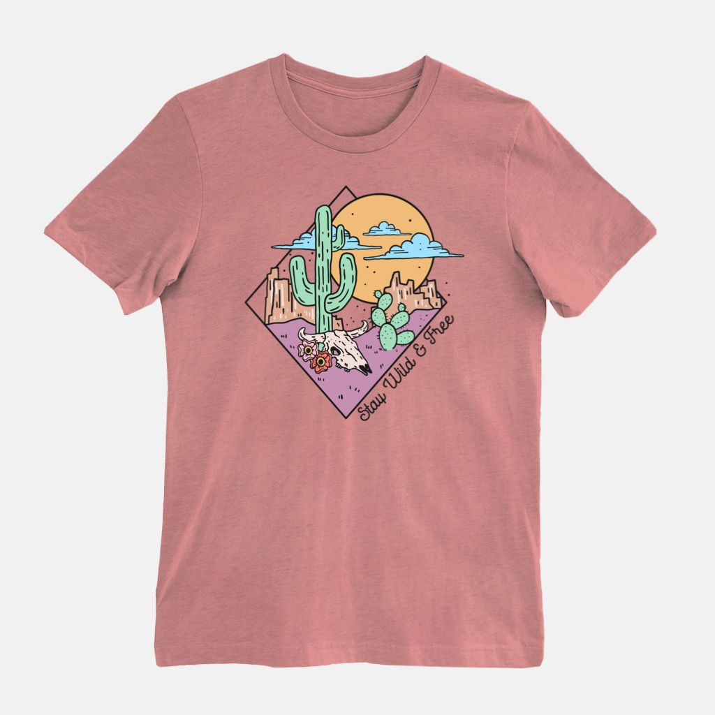 Stay Wild and Free Bella Canvas Unisex Tee