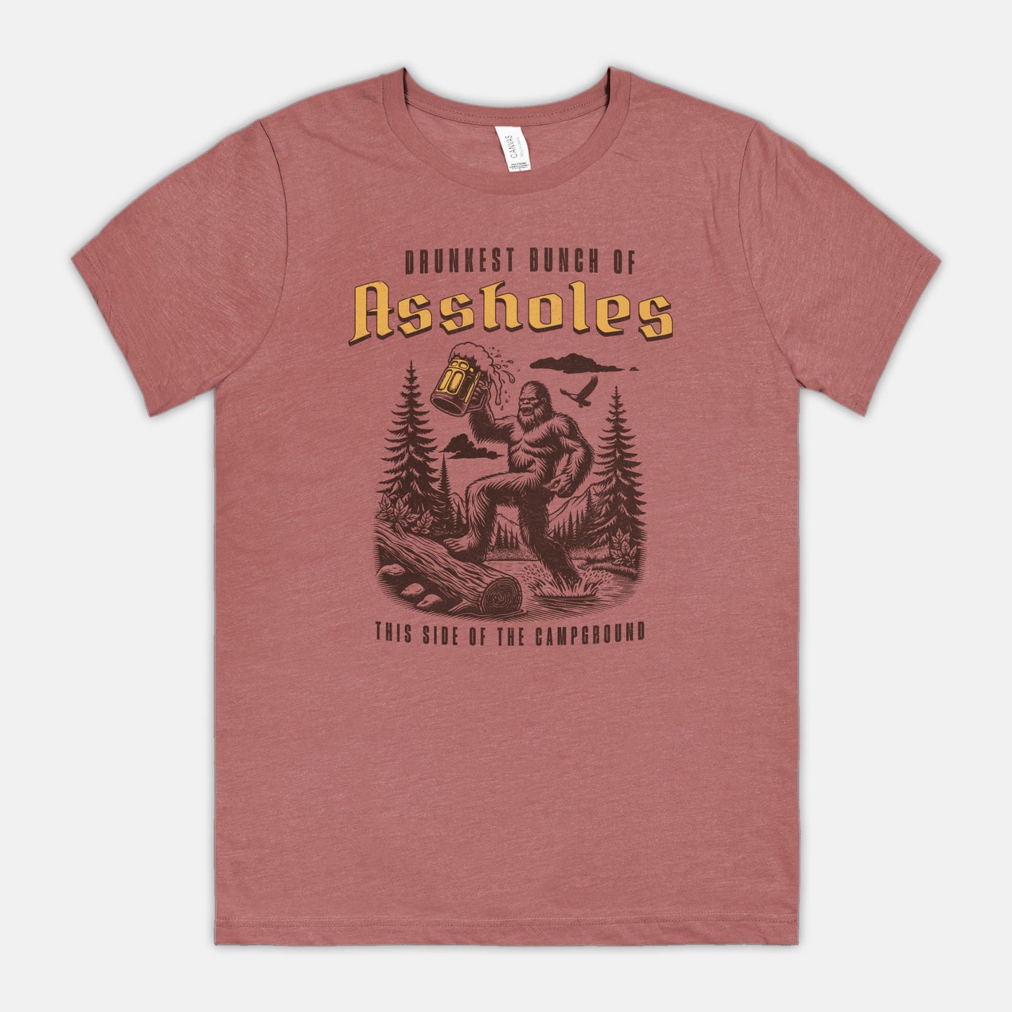Drunkest Bunch Of Assholes Bella Canvas Unisex Tee