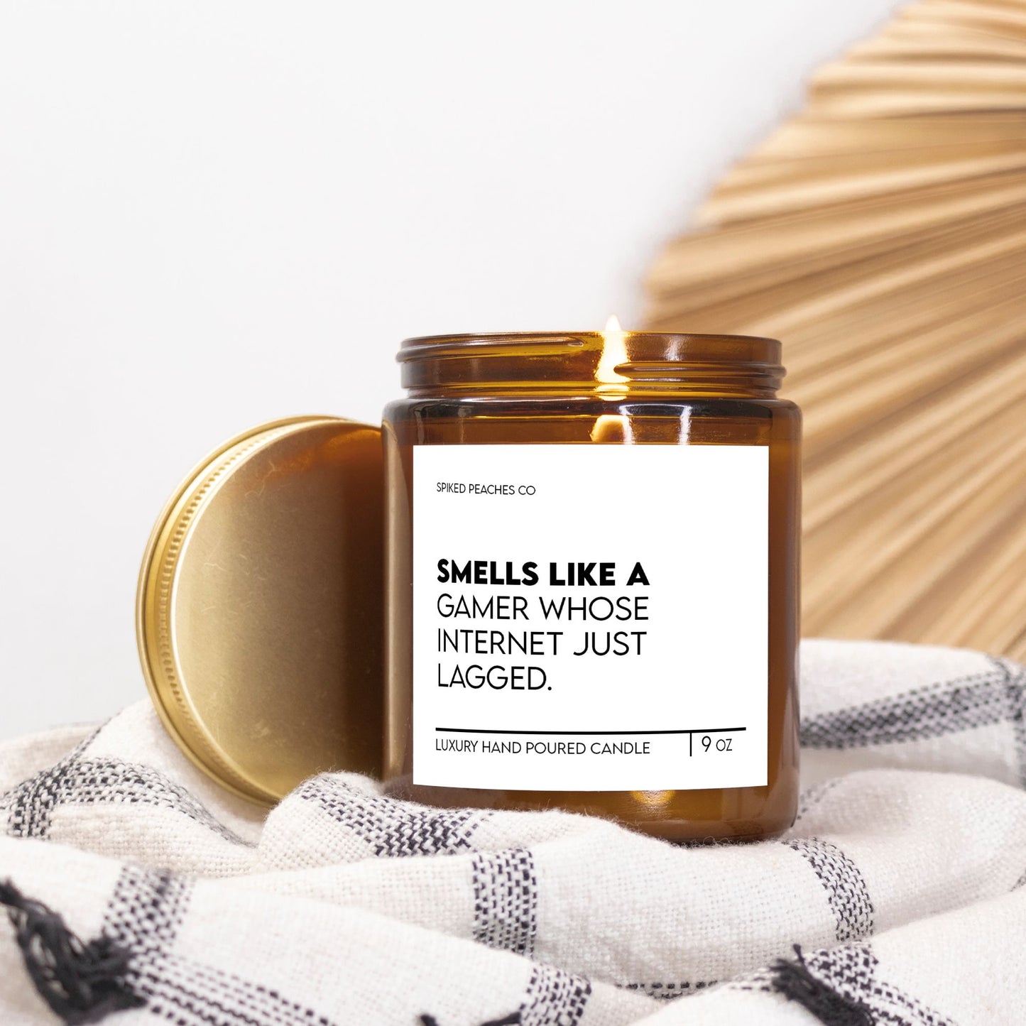 Smells Like a Gamer Whose Internet Just Lagged 9oz Candle