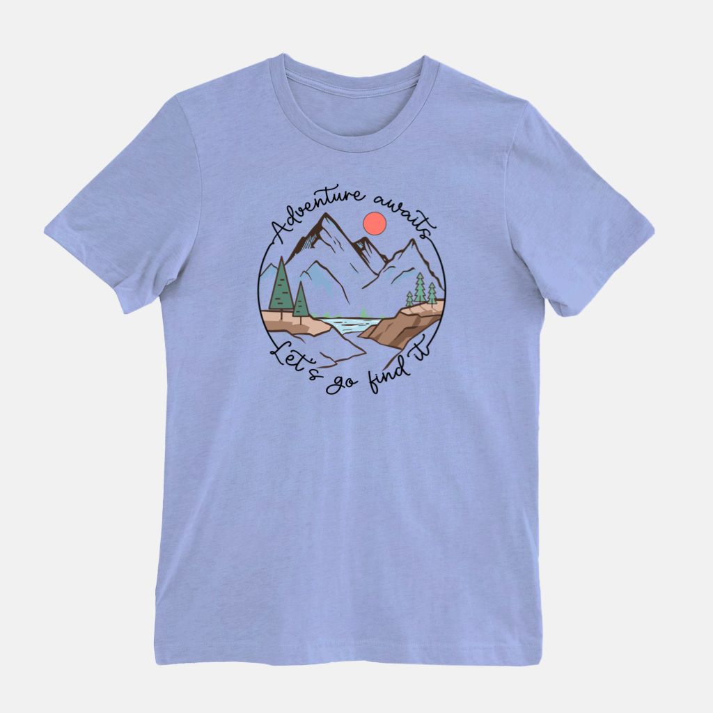 Adventure Awaits, Go Find It Bella Canvas Unisex Tee
