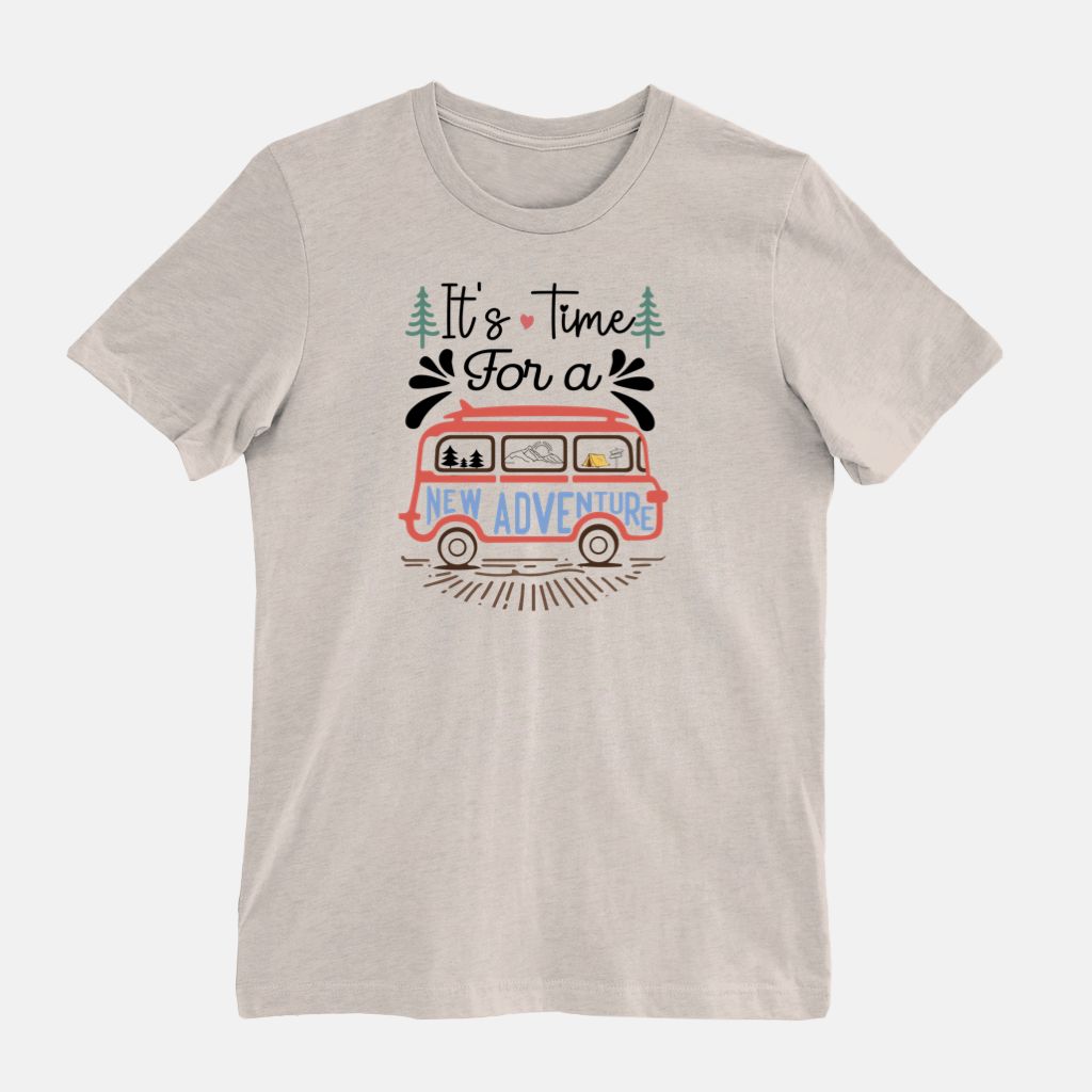 It's Time For An Adventure Bella Canvas Unisex Tee