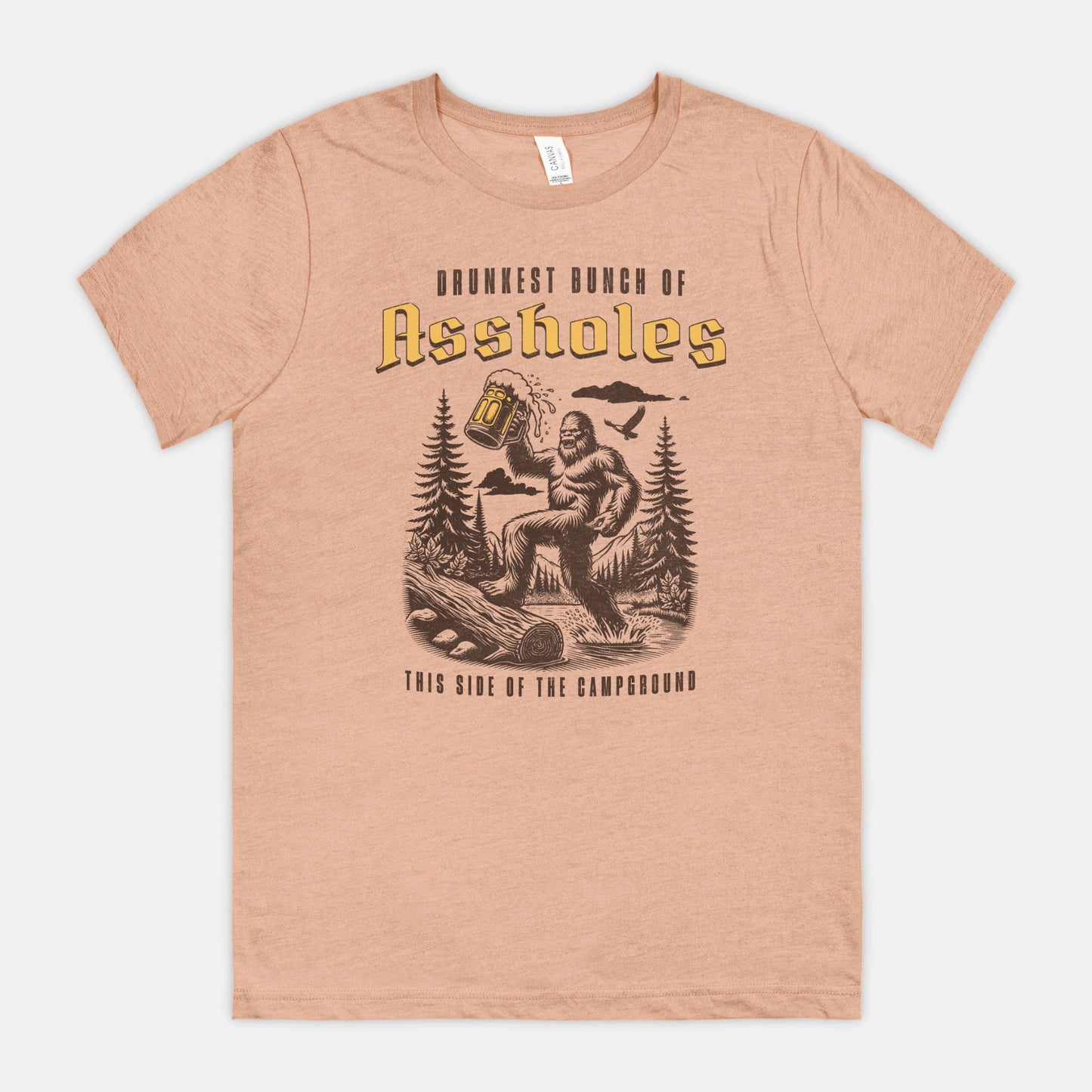 Drunkest Bunch Of Assholes Bella Canvas Unisex Tee