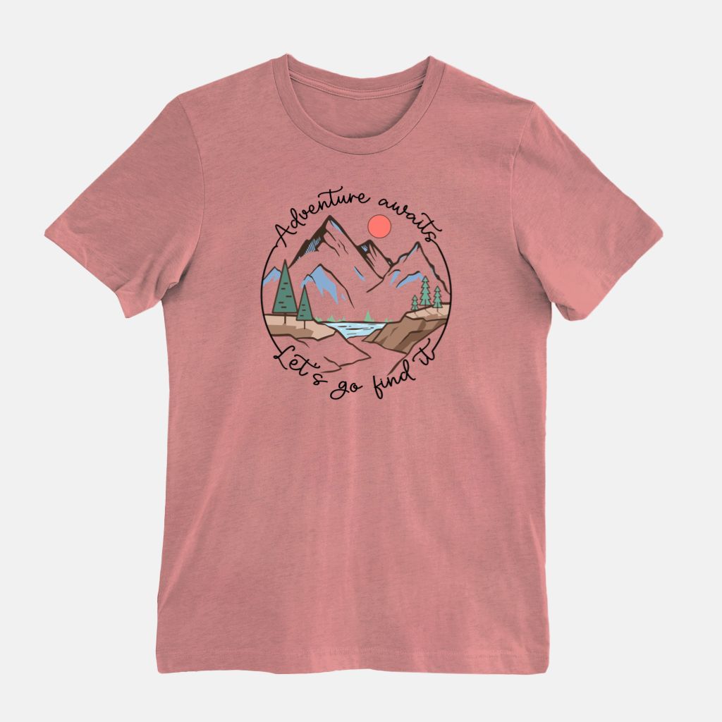 Adventure Awaits, Go Find It Bella Canvas Unisex Tee