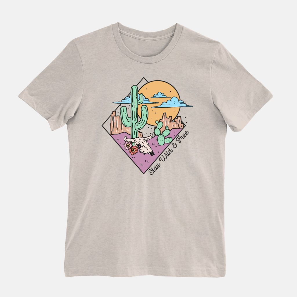 Stay Wild and Free Bella Canvas Unisex Tee