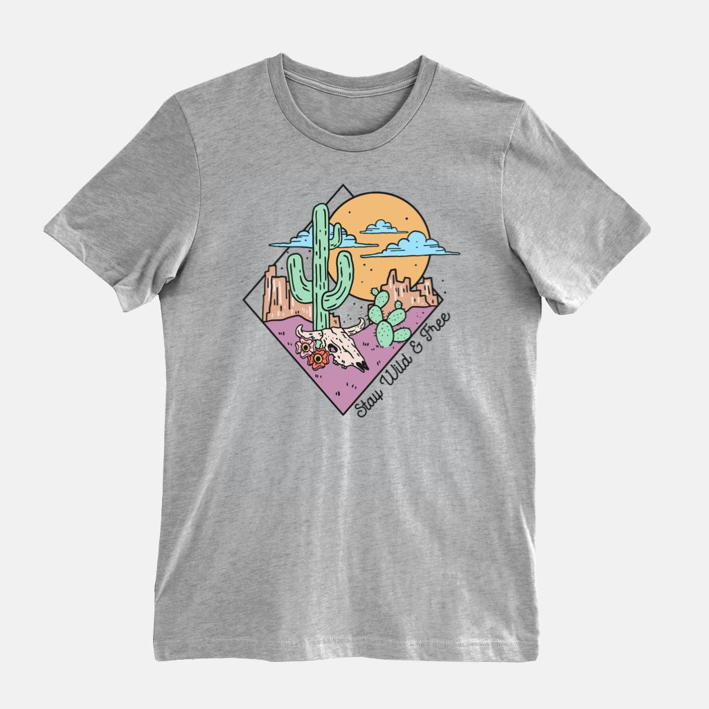 Stay Wild and Free Bella Canvas Unisex Tee