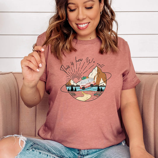 This is how we roll Bella Canvas Unisex Tee