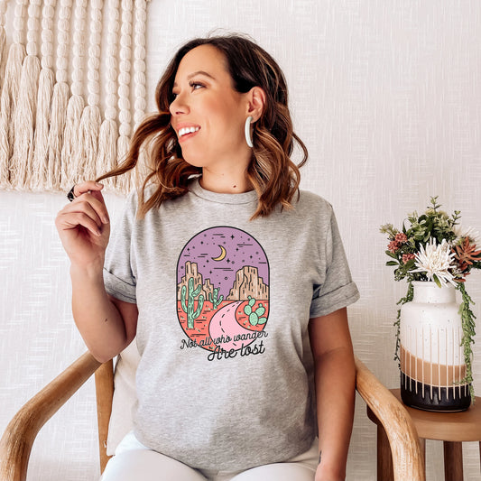 Not all who wander are lost Bella Canvas Unisex Tee