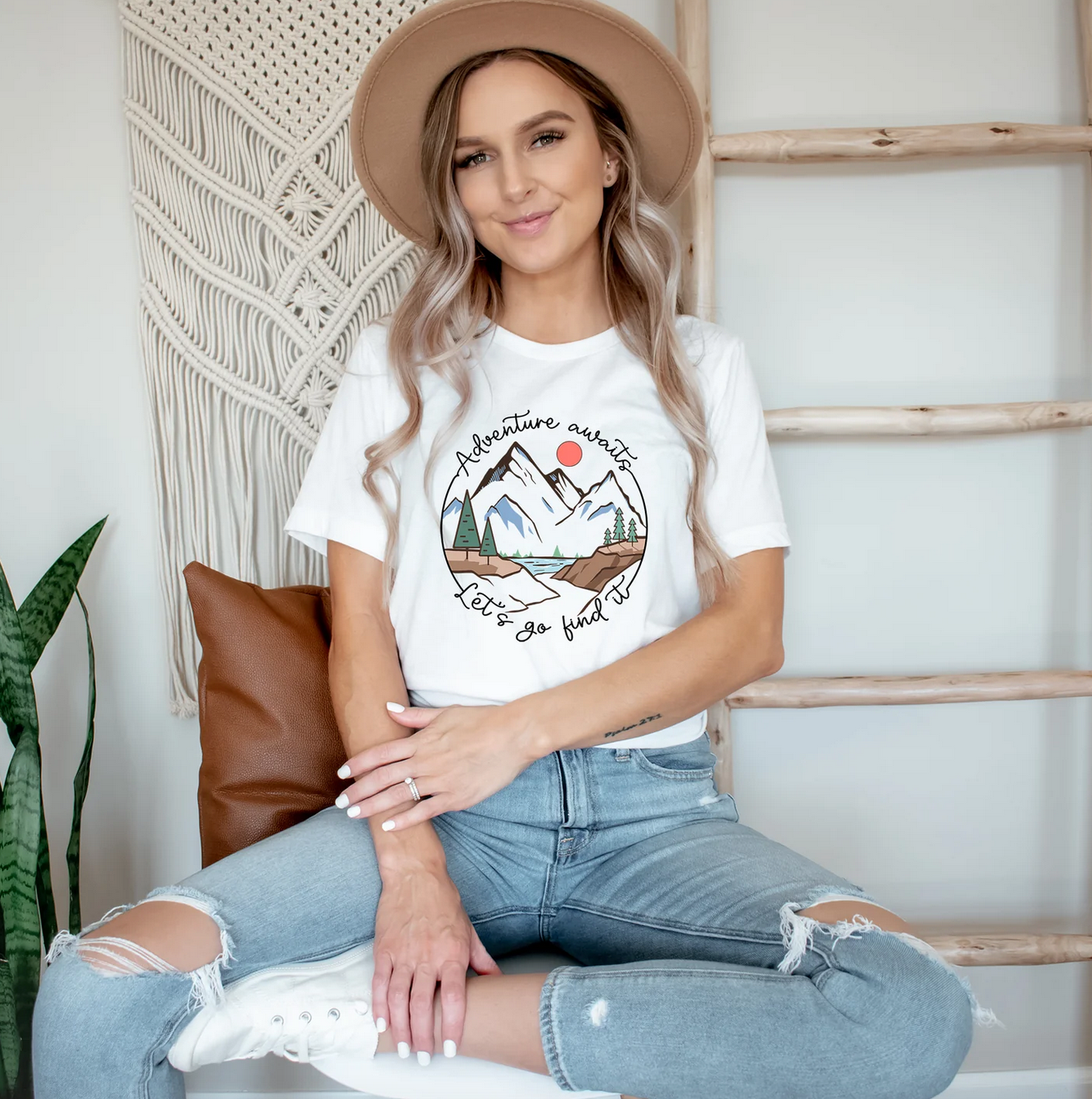 Adventure Awaits, Go Find It Bella Canvas Unisex Tee