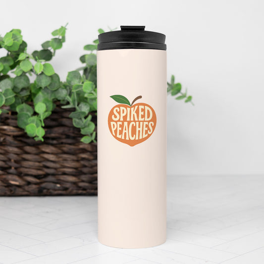 Spiked Peaches Thermal Tumbler 16 oz.