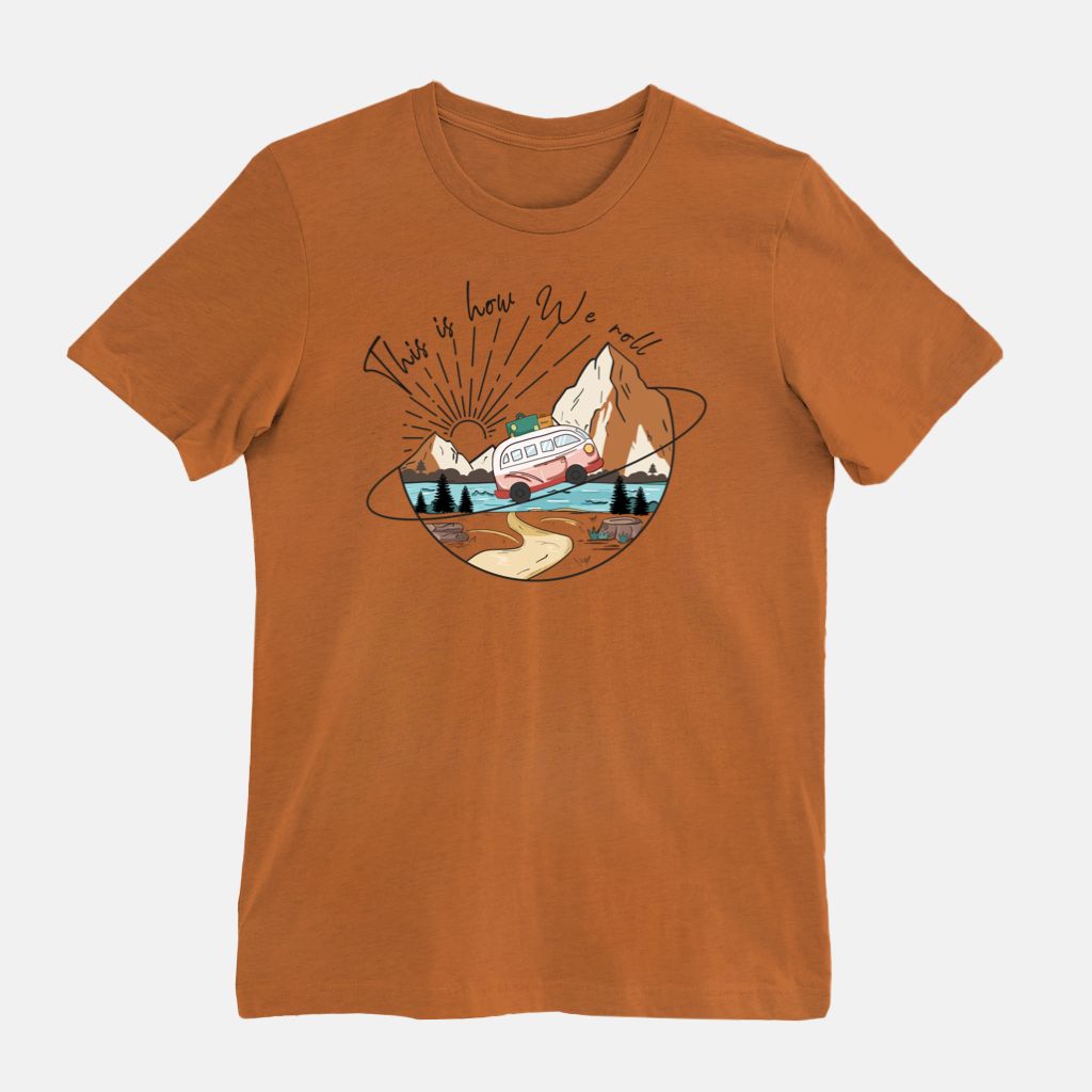 This is how we roll Bella Canvas Unisex Tee