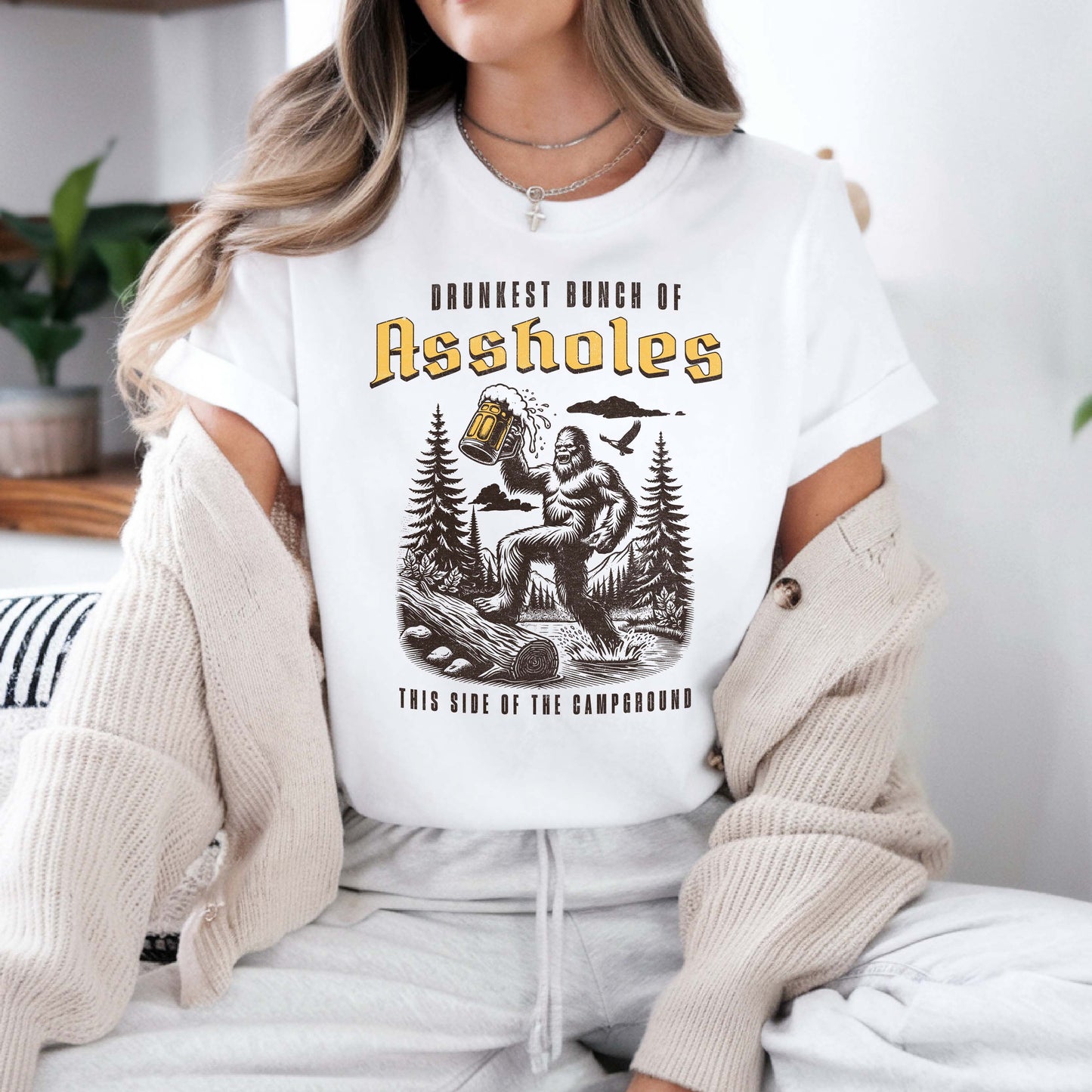 Drunkest Bunch Of Assholes Bella Canvas Unisex Tee