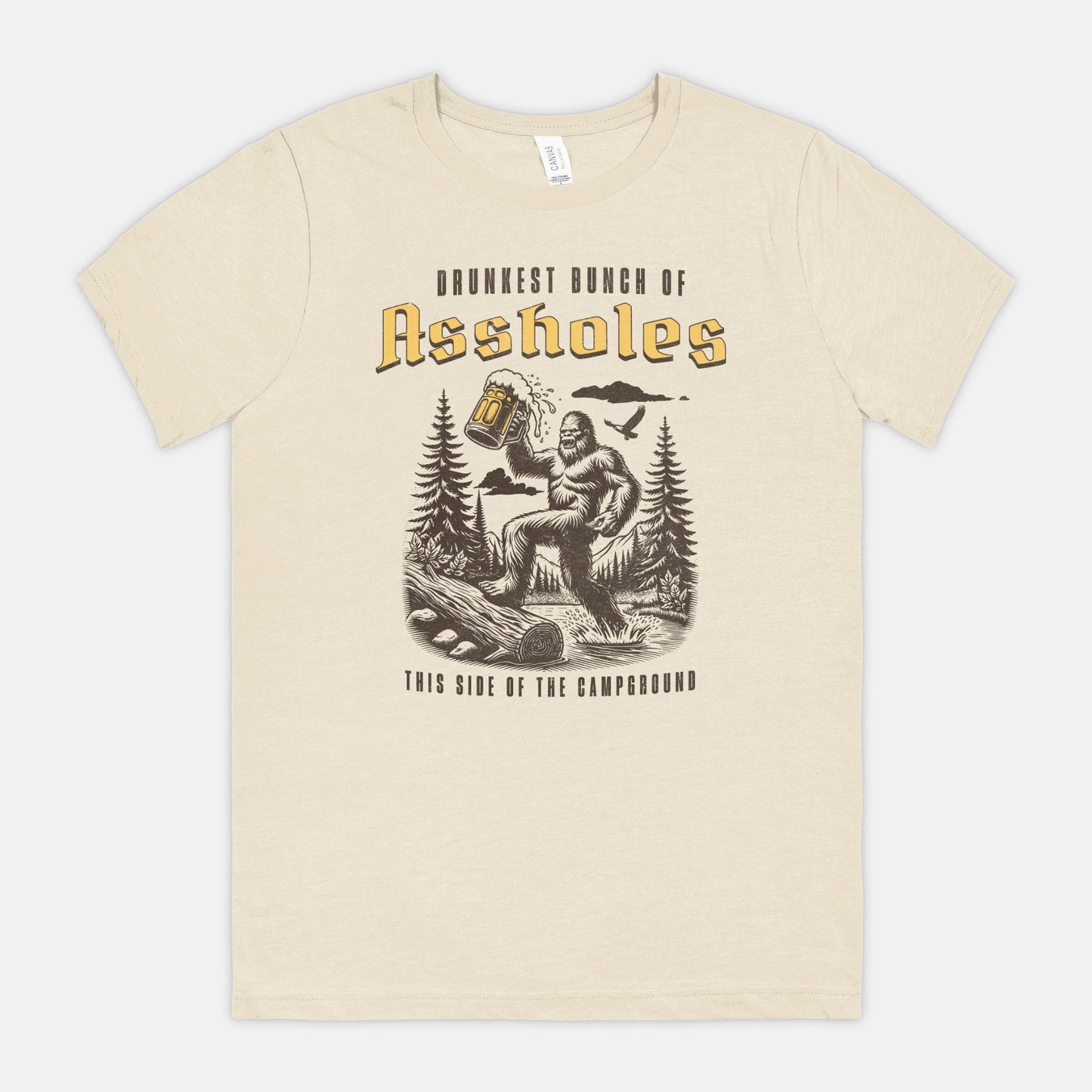 Drunkest Bunch Of Assholes Bella Canvas Unisex Tee