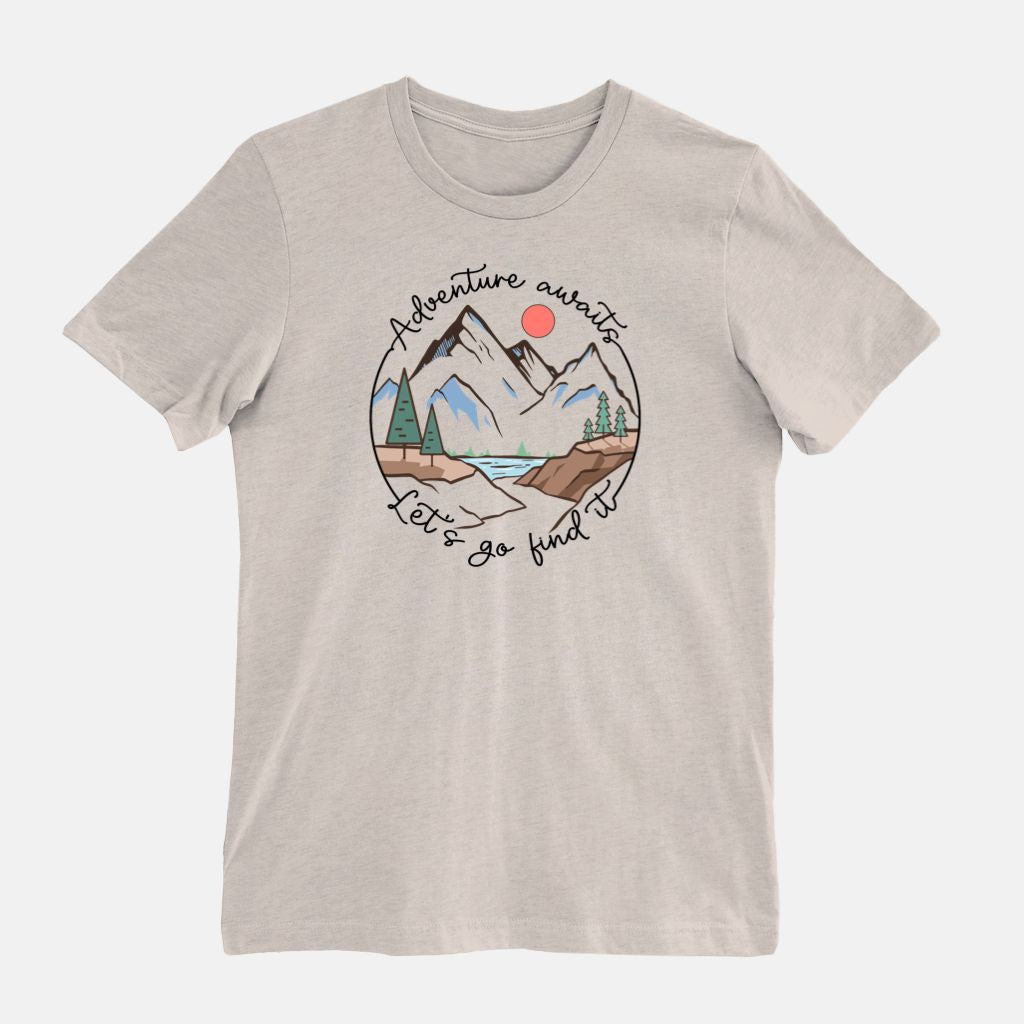 Adventure Awaits, Go Find It Bella Canvas Unisex Tee