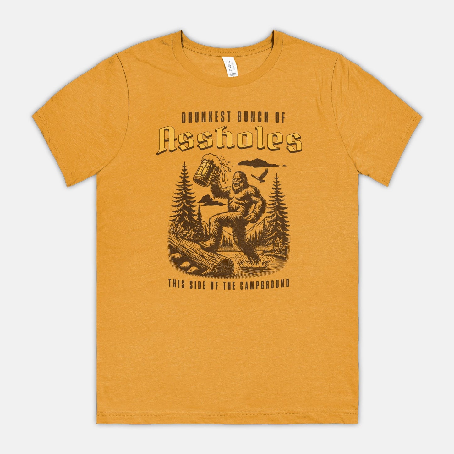 Drunkest Bunch Of Assholes Bella Canvas Unisex Tee