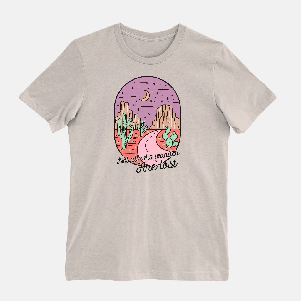 Not all who wander are lost Bella Canvas Unisex Tee