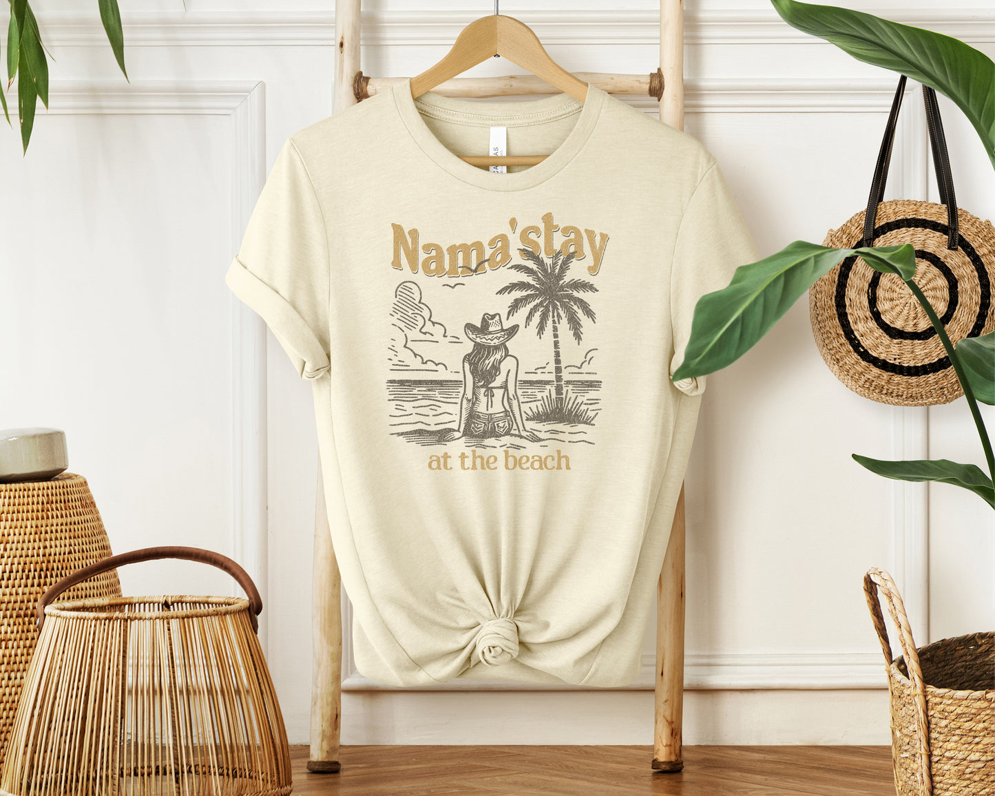 Nama'stay at the Beach Bella Canvas Unisex Tee