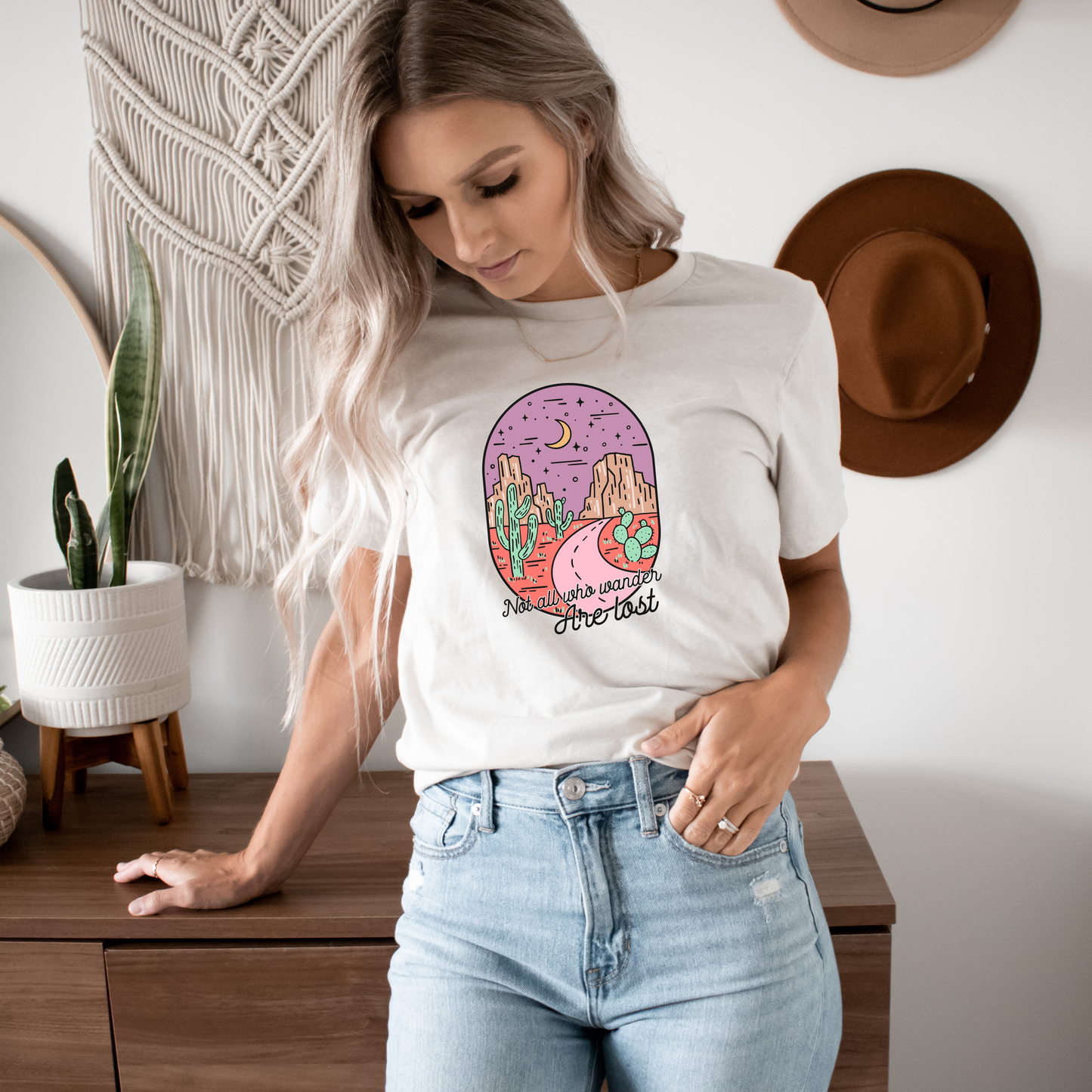 Not all who wander are lost Bella Canvas Unisex Tee